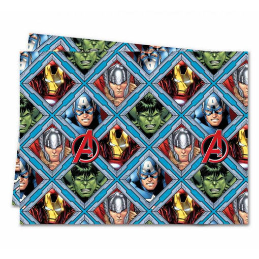 Picture of AVENGERS PLASTIC TABLE COVER 120X180CM